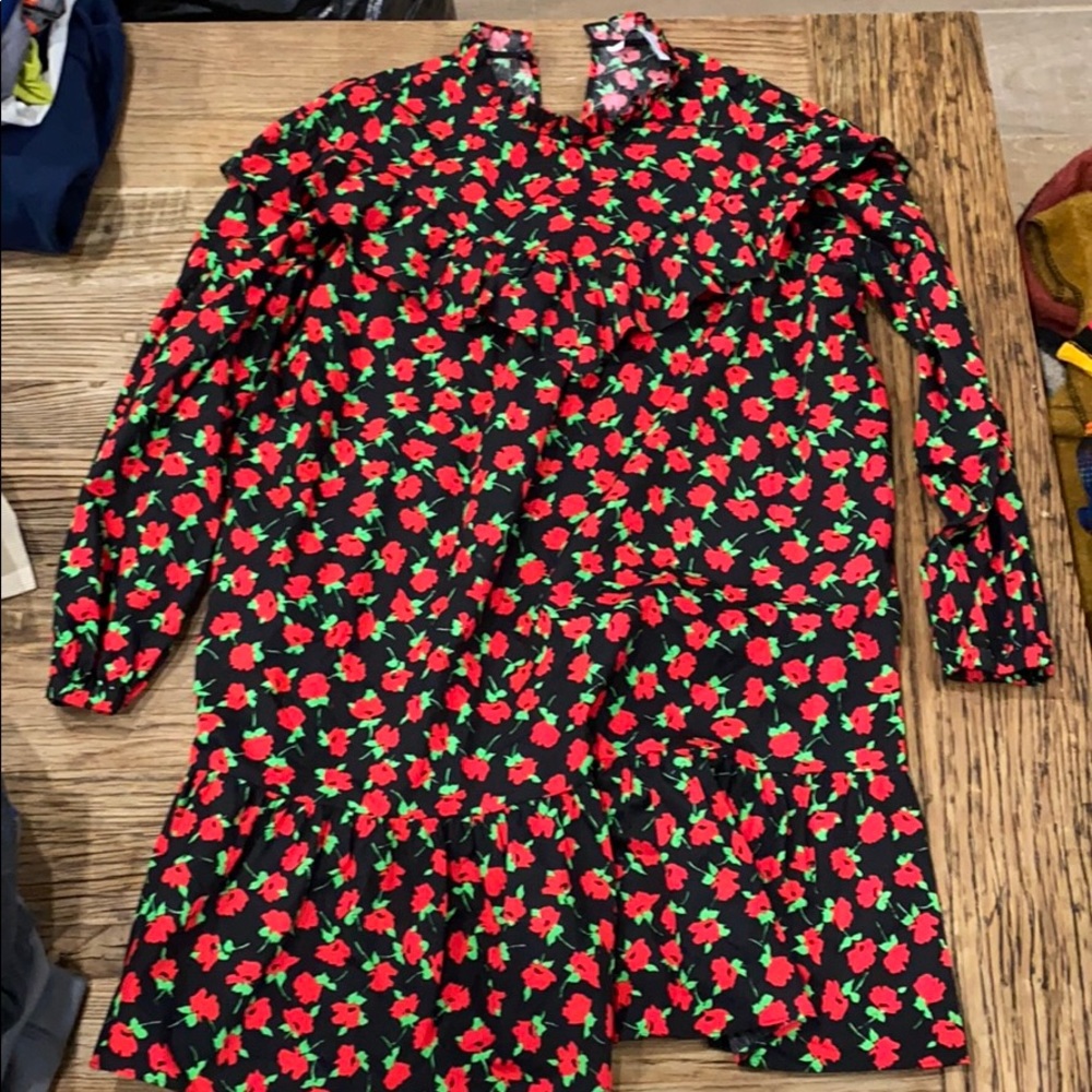 Zara shift flower dress
